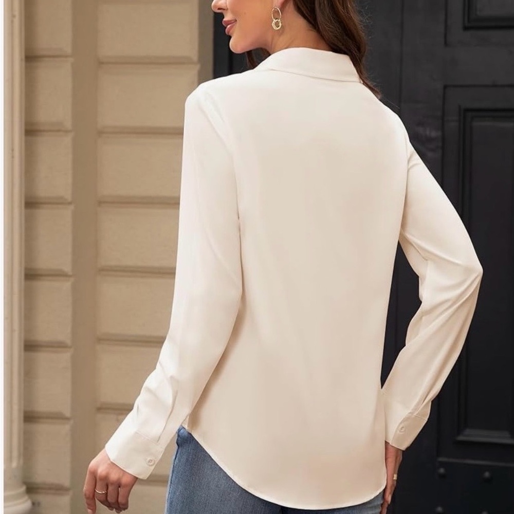 Cream Button-Up Jacket - Picture 3 of 8